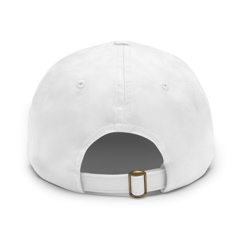 NEXA Logo Leather Patch Dad Hat — Casual Branded Baseball Cap